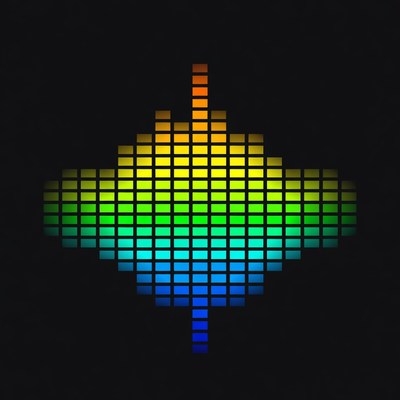 Colorful Music Equalizer Bars