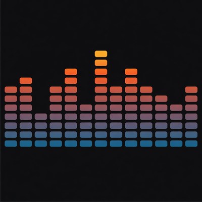 Colorful Music Equalizer Bars