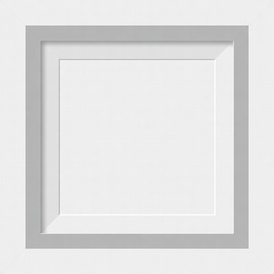 Empty White Picture Frame