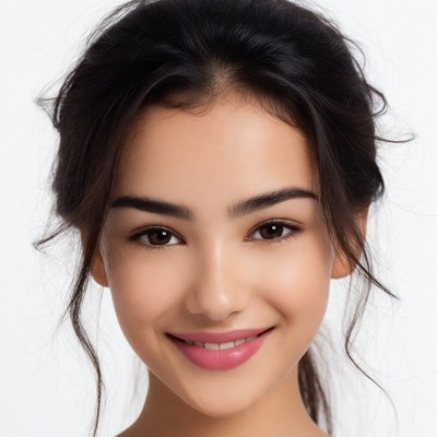 Smiling Asian woman close-up