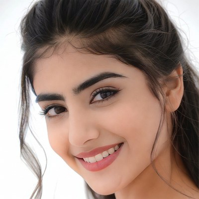 Smiling Indian woman close-up