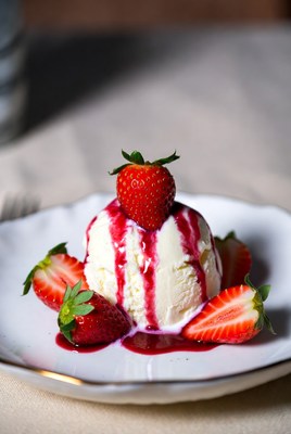 Strawberry Ice Cream Sundae