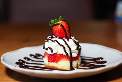 Strawberry Cheesecake with Whipped Cream