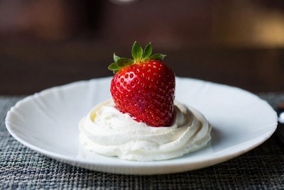 Strawberry on Whipped Cream