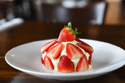 Strawberry Shortcake on Plate