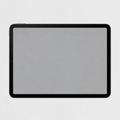 iPad Pro on isolated background