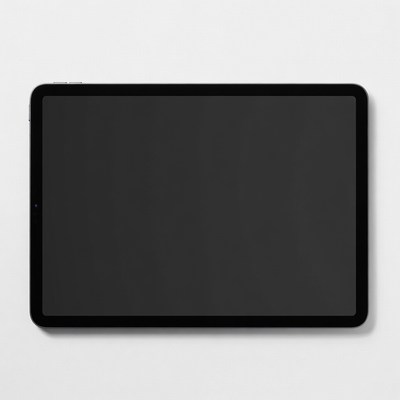 Black iPad Pro on white background