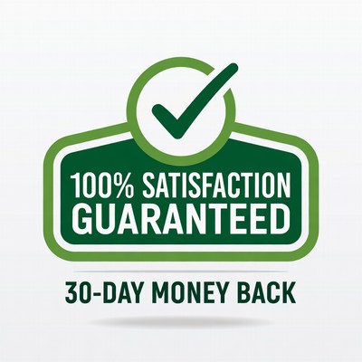 100% Satisfaction Guaranteed Badge