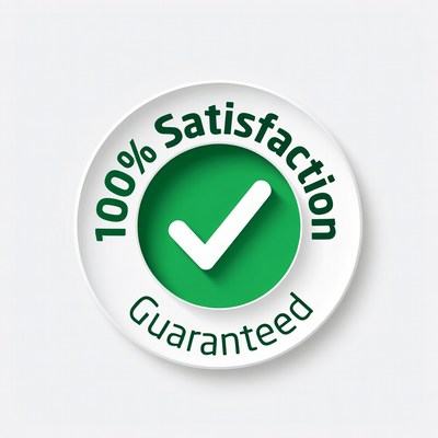 100% Satisfaction Guaranteed Badge