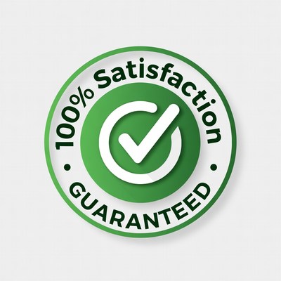 100% Satisfaction Guaranteed Seal