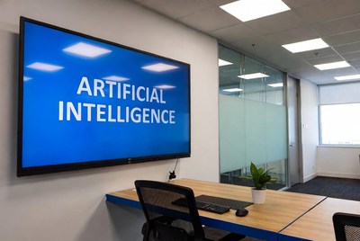 Artificial Intelligence Screen in Office