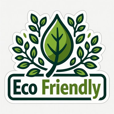 Eco Friendly Leaf Badge