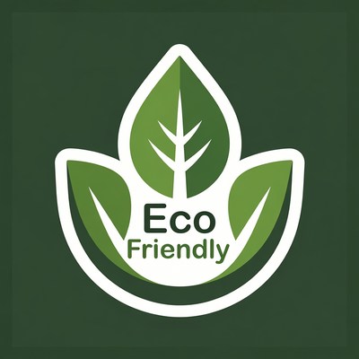 Eco Friendly Leaf Badge