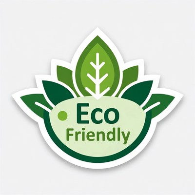 Eco Friendly Leaf Badge