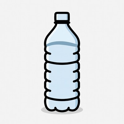 Water Bottle Illustration
