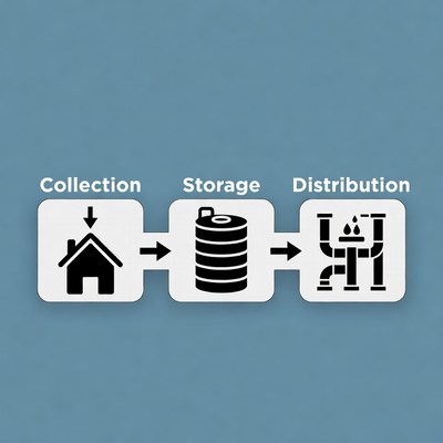 Water Collection Storage Distribution Process