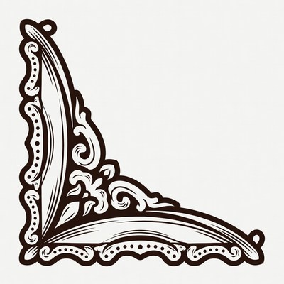 Ornate Victorian Corner Design