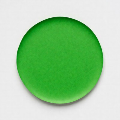 Bright Green Circular Disc