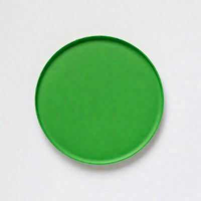 Green Round Plate
