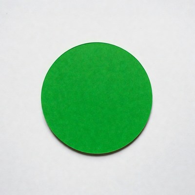 Bright Green Circle