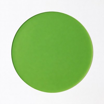 Bright Green Circle