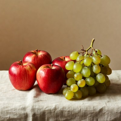 Red Apples and Green Grapes