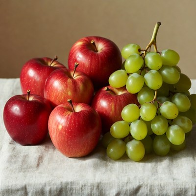 Red Apples and Green Grapes