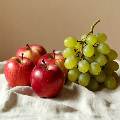 Red Apples and Green Grapes