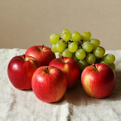 Red Apples and Green Grapes