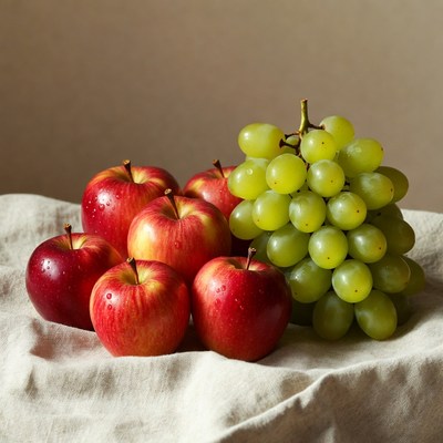 Red Apples and Green Grapes