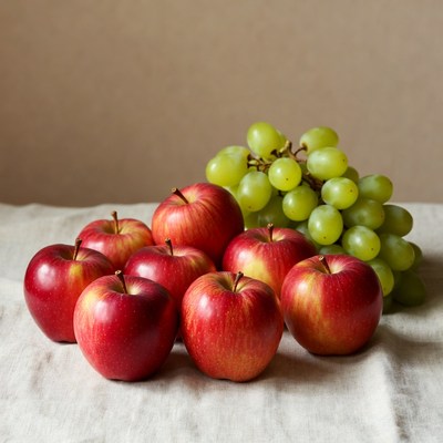 Red Apples and Green Grapes
