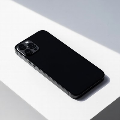 Black iPhone 14 Pro Back View