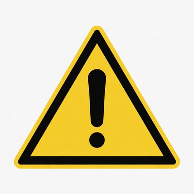 Yellow Warning Sign Exclamation