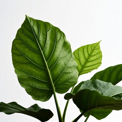 Large Green Monstera Leaves