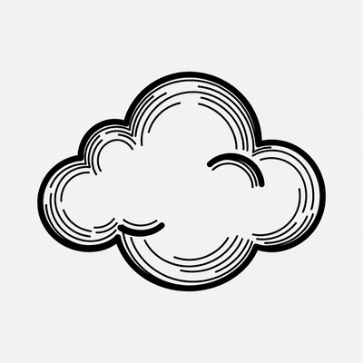 Fluffy Cloud Illustration