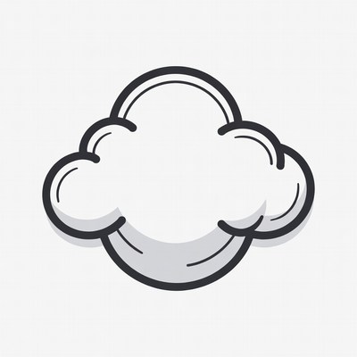 Fluffy Cloud Illustration