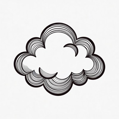 Hand-drawn Cloud Illustration