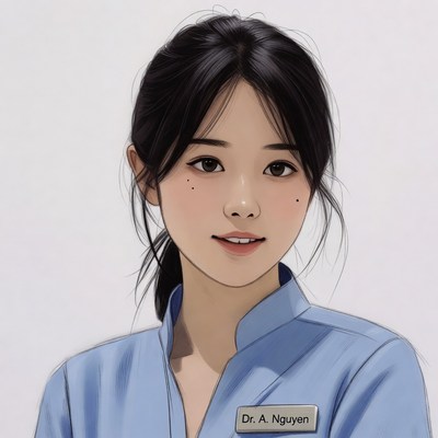 Dr. Nguyen Asian female doctor portrait