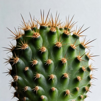 Spiky Green Barrel Cactus