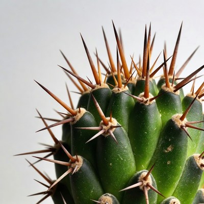 Spiky Green Barrel Cactus