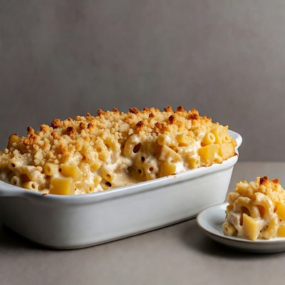 Creamy Mac and Cheese with Breadcrumb Topping