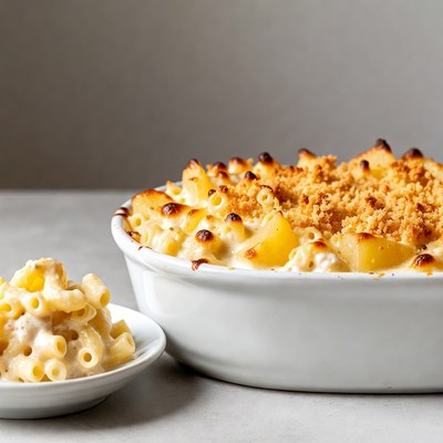 Creamy Mac and Cheese with Breadcrumbs