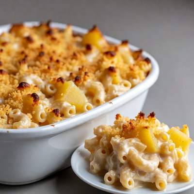Creamy Mac and Cheese with Pineapple
