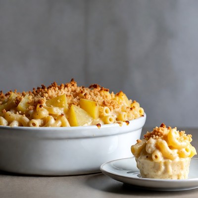 Creamy Mac and Cheese with Apples