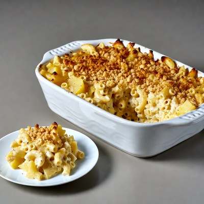 Baked Mac and Cheese with Breadcrumb Topping