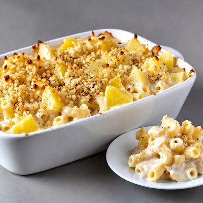Creamy Mac and Cheese with Breadcrumb Topping