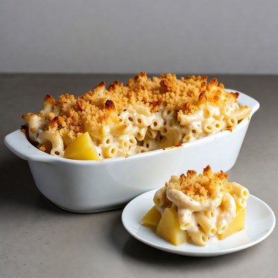 Creamy Mac and Cheese with Breadcrumb Topping