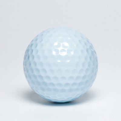 White Golf Ball Isolated