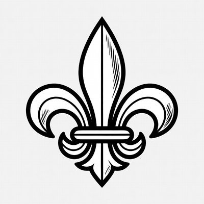 Fleur-de-lis symbol illustration