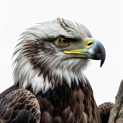 Bald eagle close-up portrait